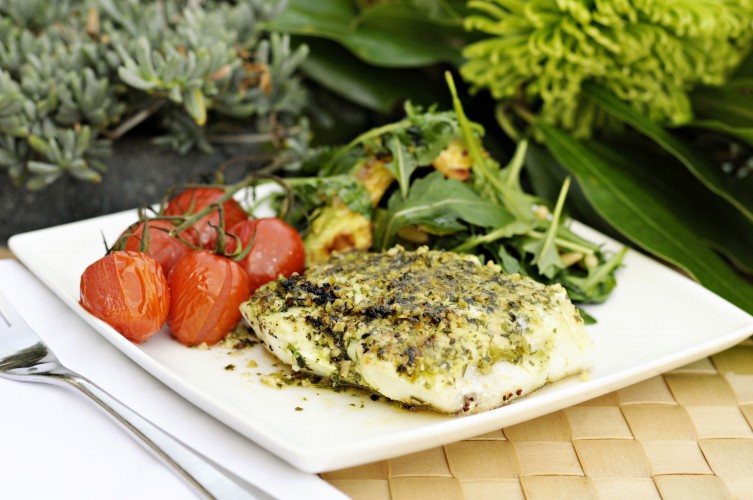 Oven Baked Haddock with a Green Chutney Crust Cook Clean with Kate